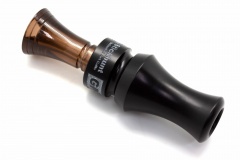 Манок духовой на утку крякву Stickhunt ArtCalls Gromoglas 1 лепесток Дымчатый / Чёрный