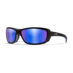 Очки баллистические стрелковые Wiley X Wave CCWAV09 Polarized Зеркально-синие 12%