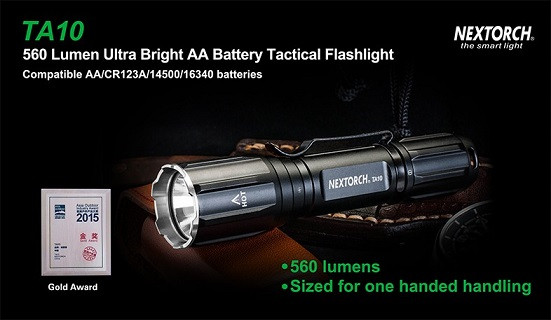 Фонарь тактический Nextorch TA10 560 lm 170 м