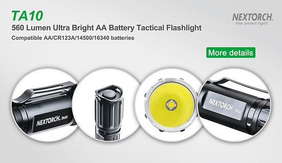 Фонарь тактический Nextorch TA10 560 lm 170 м