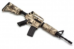Модель сувенирная в виде оружия Microgun L M4A1 камуфляж штурмовой приклад планка-ручка