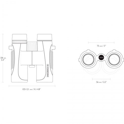 Бинокль Hawke Endurance ED 10X32 WP (36202) Roof | BAK-4
