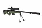 Модель сувенирная в виде оружия Microgun XL AWP Снайперская винтовка Хаки
