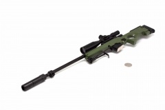 Модель сувенирная в виде оружия Microgun XL AWP Снайперская винтовка Хаки