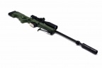 Модель сувенирная в виде оружия Microgun XL AWP Снайперская винтовка Хаки