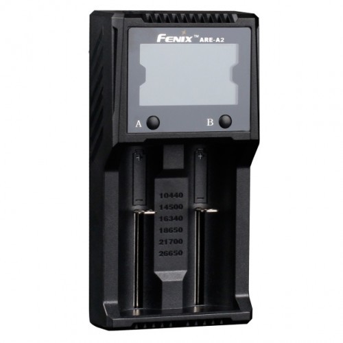 Зарядное устройство Fenix ARE-А2 на 2 канала с LCD дисплеем