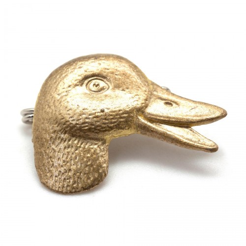 Значок Голова птицы Латунь