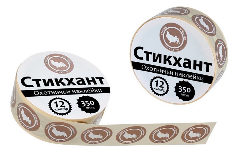 Наклейки на патроны СТИКХАНТ Шайба (Тетерев)