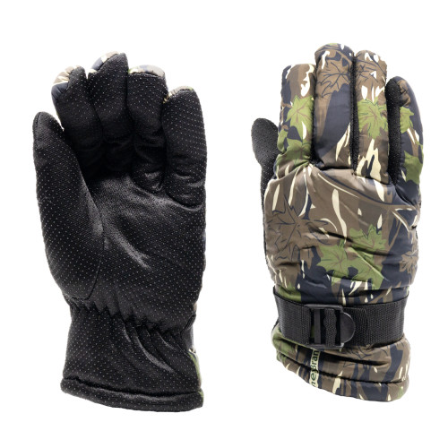 Перчатки Стикхант Север зимние непромокаемые полноразмерные Лес осенний