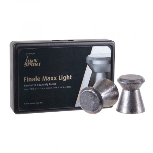 Пульки для пневматики HN Final Maxx Light Плоские 4.5 мм 0.51 г (200 шт)
