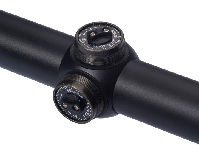 Прицел оптический Gaut Quartz 4x32 Сетка 3 (Mil-Dot) нить / Без подсветки