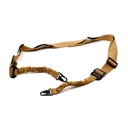 Ремень оружейный PMX Tactical PMX-12 на 2 точки с амортизатором Койот