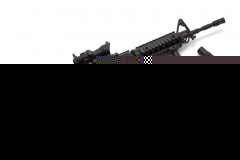 Модель сувенирная в виде оружия Microgun L M4A1 RIS с ручкой стандартный приклад оптический прицел