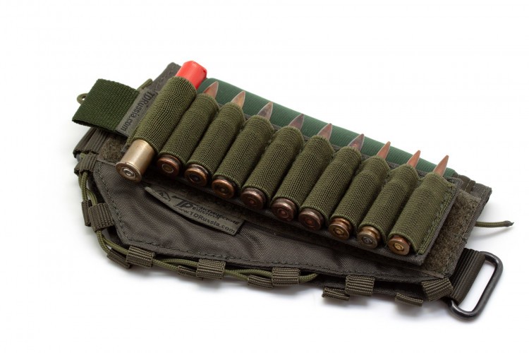 Съёмный патронташ Долг для 10 нарезных патронов Хаки