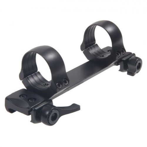 Кольца-моноблок для прицела Recknagel (57530-5110) быстросъемные D=30 мм H=10.5 мм на Weaver | Средний