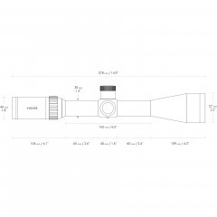 Прицел оптический Hawke Vantage 30 WA 6-24X50 IR FFP SF WP (14304) Сетка Half Mil Dot