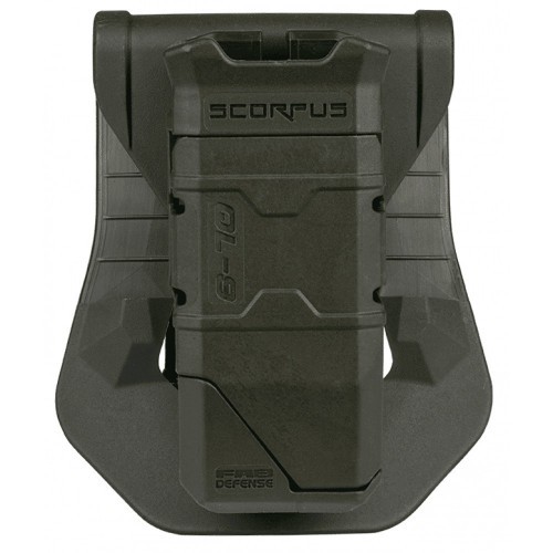 Пенал одинарный Fab Defense QL-9 Paddle SC-QL9PG для магазинов Glock 9 (.45) мм c заряжателем Зелёный