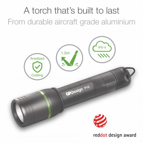 Фонарь тактический GP Beam Design P15 Свет - Холодный 150 lm 85 м