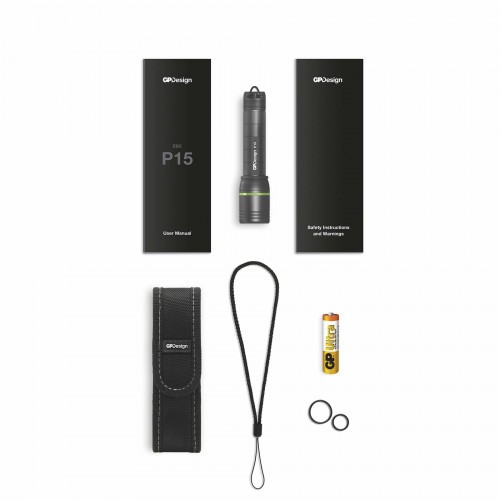 Фонарь тактический GP Beam Design P15 Свет - Холодный 150 lm 85 м