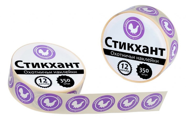 Наклейки на патроны Стикхант Шайба (Глухарь)