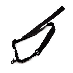 Ремень оружейный PMX Tactical PMX-11 на 1 точку с амортизатором Чёрный