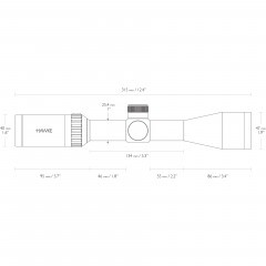 Прицел оптический Hawke Vantage 3-9X40 SFP FP WP (14120) Сетка Duplex (30/30)