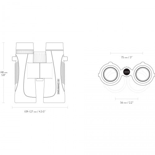 Бинокль Hawke Endurance ED 10X42 WP (36207) Roof | BAK-4