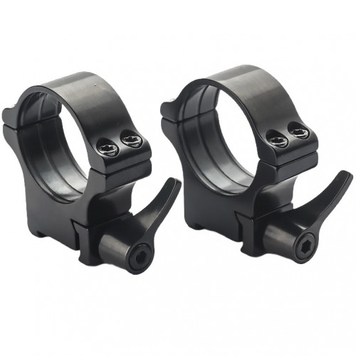 Кольца для прицела Rusan (011-19-25,4-19-R) быстросъемные D=25.4 мм H=19 мм на Призму (19 мм) CZ 550 | Высокий 2 шт