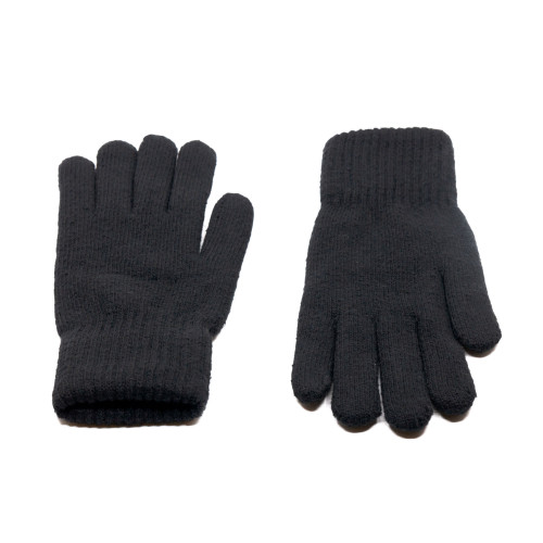 Перчатки тактические RusForce AnyDay 2 зимние вязанные двойные полноразмерные Чёрный