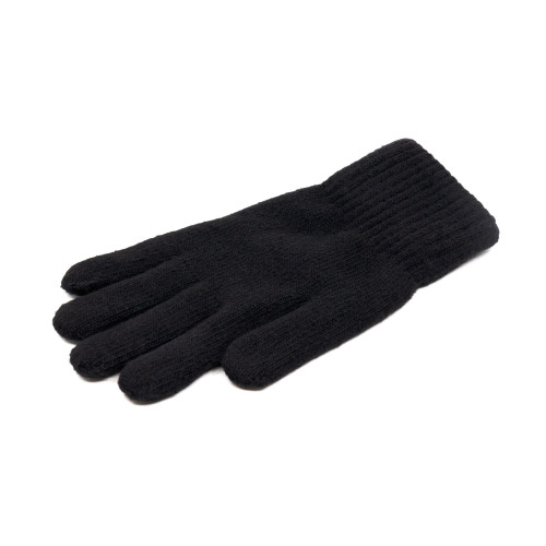 Перчатки тактические RusForce AnyDay 2 зимние вязанные двойные полноразмерные Чёрный