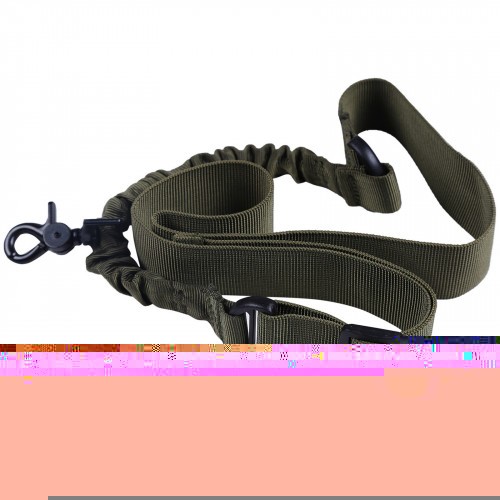 Ремень оружейный PMX Tactical PMX-11 на 1 точку с амортизатором Зелёный