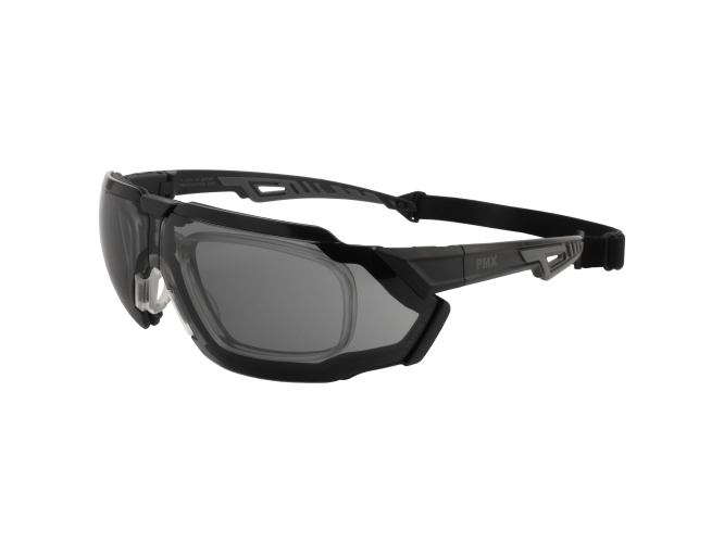 Очки баллистические тактические PMX Regular G-8720STRX Anti-fog Diopter Серый 23%