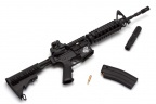 Модель сувенирная в виде оружия Microgun L M4A1 RIS телескопический приклад стандартный прицел