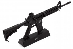 Модель сувенирная в виде оружия Microgun L M4A1 RIS телескопический приклад стандартный прицел