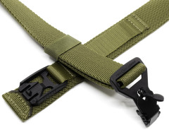 Ремень брючный тактический Долг Флекс регулируемый с магнитной пряжкой Хаки