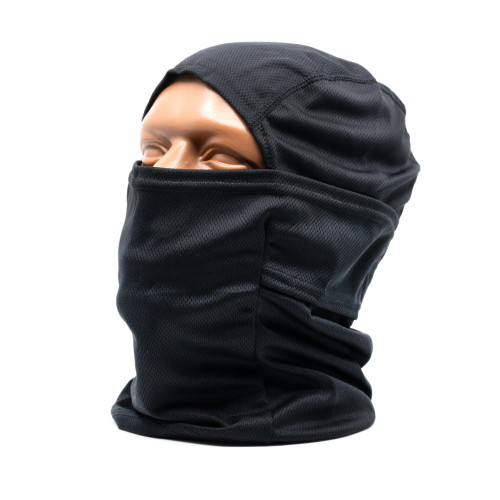 Маска балаклава RusForce Aircap летняя трикотажная 4 в 1 Чёрный