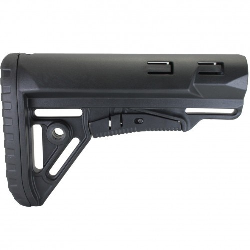 Приклад телескопический DLG Tactical TBS Sharp (DLG131) для трубки Mil-spec Чёрный