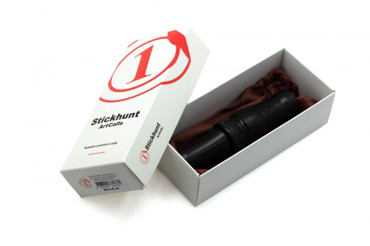 Манок духовой на белолобого гуся Stickhunt ArtCalls Belolobik дерлин Чёрный