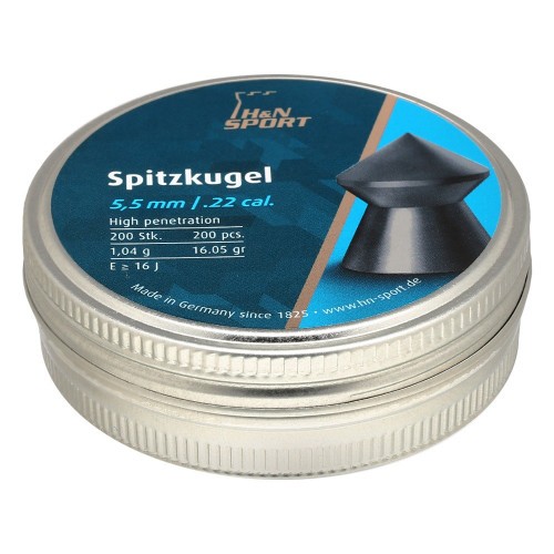 Пульки для пневматики HN Silverpoint Остроконечные 5.5 мм 1.11 г (200 шт)