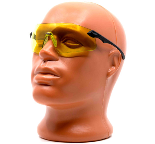 Очки баллистические стрелковые PMX ShootWalker G-5530ST Anti-fog Желтые 89%