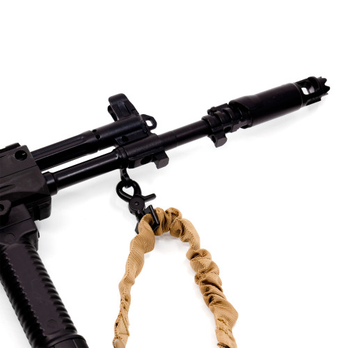 Ремень оружейный PMX Tactical PMX-11 на 1 точку с амортизатором Койот