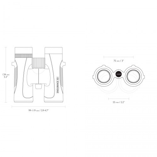Бинокль Hawke Endurance ED 8X32 WP (36200) Roof | BAK-4