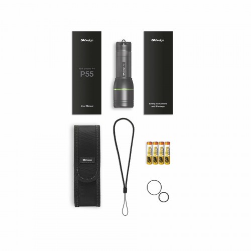 Фонарь тактический GP Beam Design P55 Свет - Холодный 400 lm 135 м