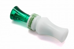 Манок духовой на утку крякву Stickhunt ArtCalls Perehvat 1 лепесток Изумруд / Белый