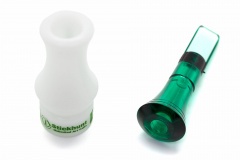 Манок духовой на утку крякву Stickhunt ArtCalls Perehvat 1 лепесток Изумруд / Белый