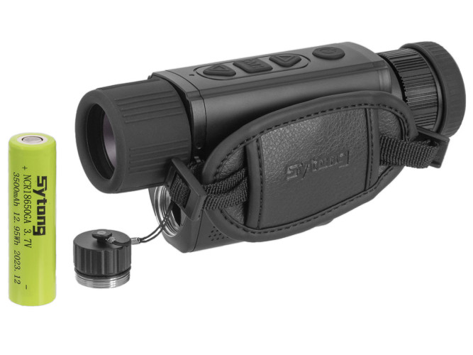 Тепловизионный монокуляр Sytong XS03-35 384х288 12um <=30mk, o35мм, x2.8/5.6/11.2/22.4, WiFi,до 5ч,обнаружение 1750м,390г