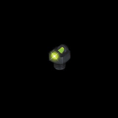Мушка Truglo TG954EG STARBRITE резьба 3 мм зелёная