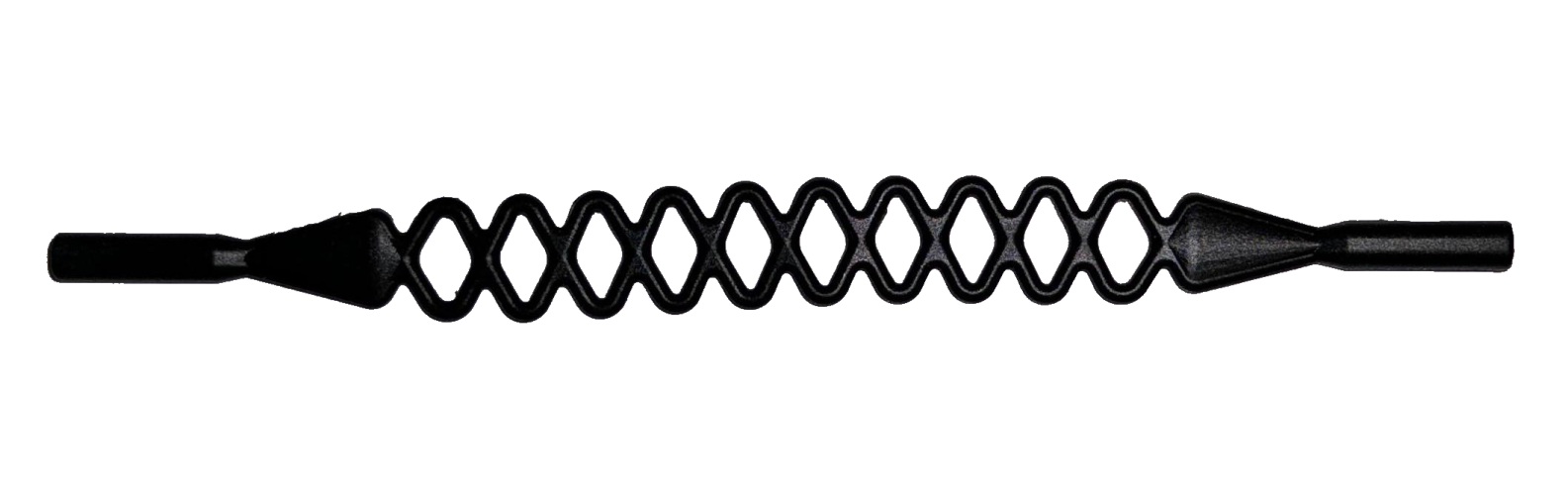 Шнурок PMX для стрелковых очков из силикона 19 см Чёрный