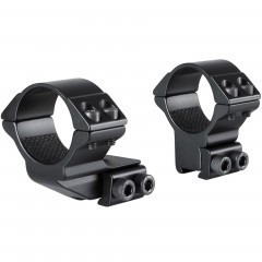 Кольца для прицела Hawke Extension (22122) D=30 мм H=17 мм V=46 мм на Призму (9-11 мм) | Высокий 2 шт