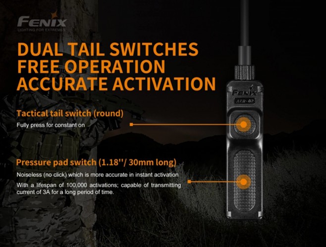 Кнопка выносная Fenix AER-02 V2 короткая 23 см